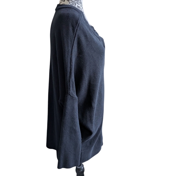 Vetta Capsule The Oversized Sweater Fisherman Chunky Womens XS Cotton Black - Picture 6 of 15